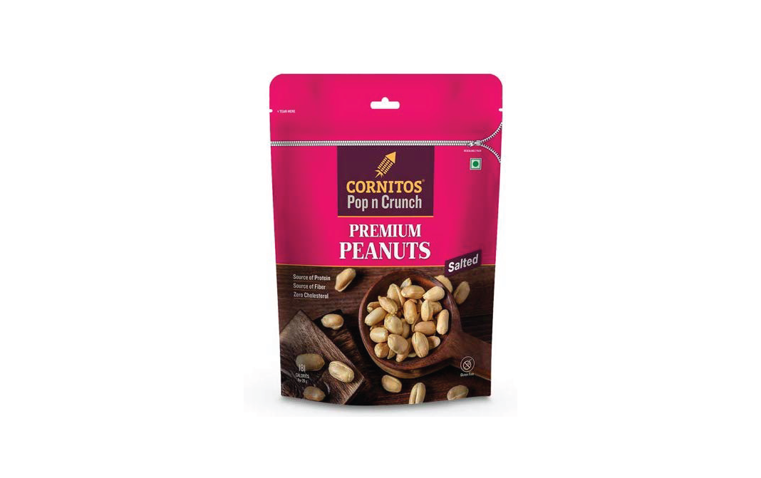 Cornitos Pop n Crunch Premium Peanuts Salted   Pack  150 grams